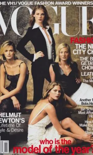 Vogue covers from the 1960s to the 1990s