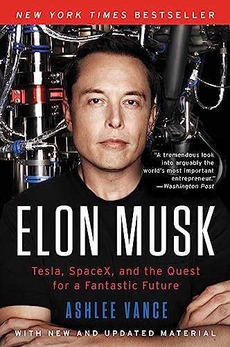 Best Biography Audiobooks "Elon Musk: Tesla, SpaceX, and the Quest for a Fantastic Future" by Ashlee Vance